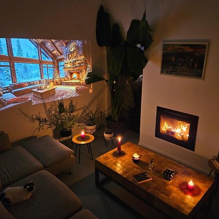 Black Walnut House With Indoor Outdoor Fireplace Izvoarele  ภายนอก รูปภาพ